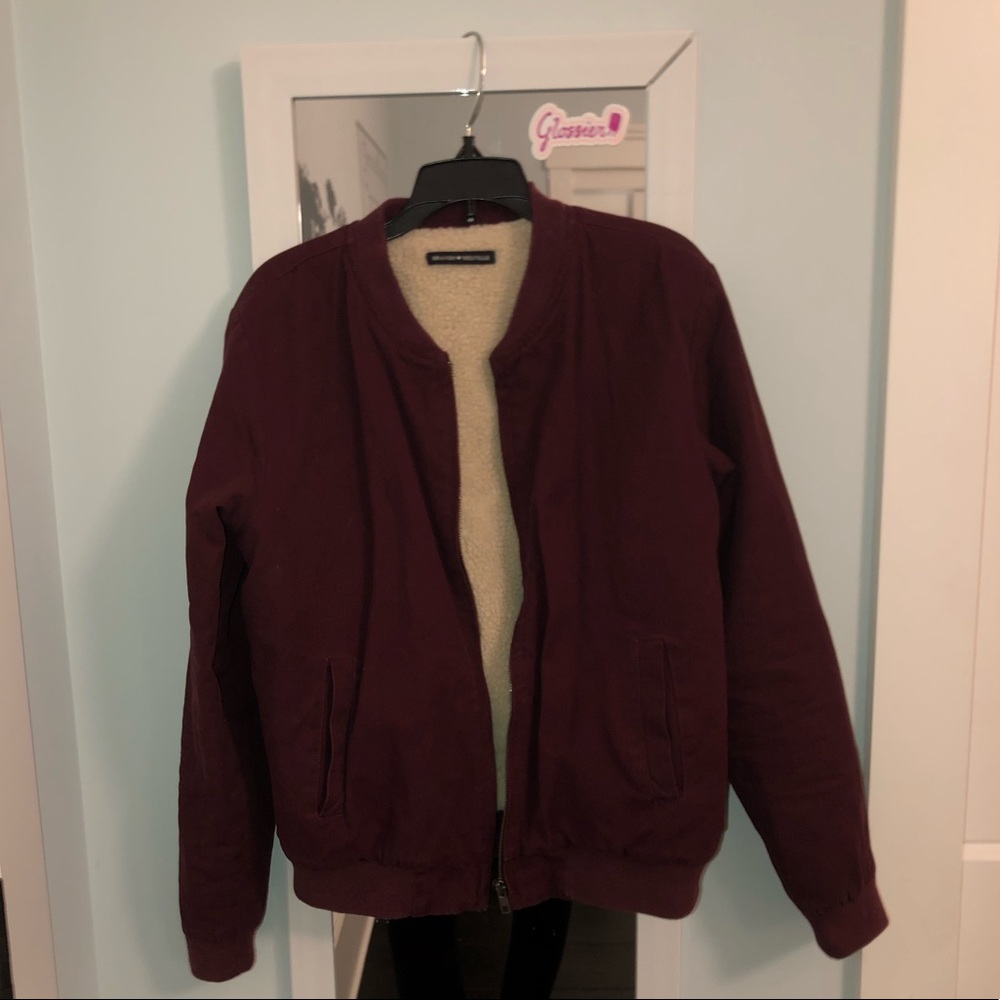 Inner-fur linen jacket.